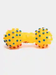 Желтый резиновая игрушка "Косточка", для домашних животных, пищащая