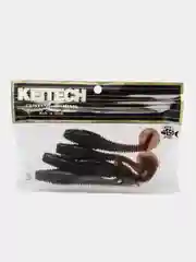 Тёмно-зелёный силиконовая приманка Keitech Tioga Fat