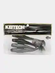 Серебряный силиконовая приманка Keitech Tioga Fat