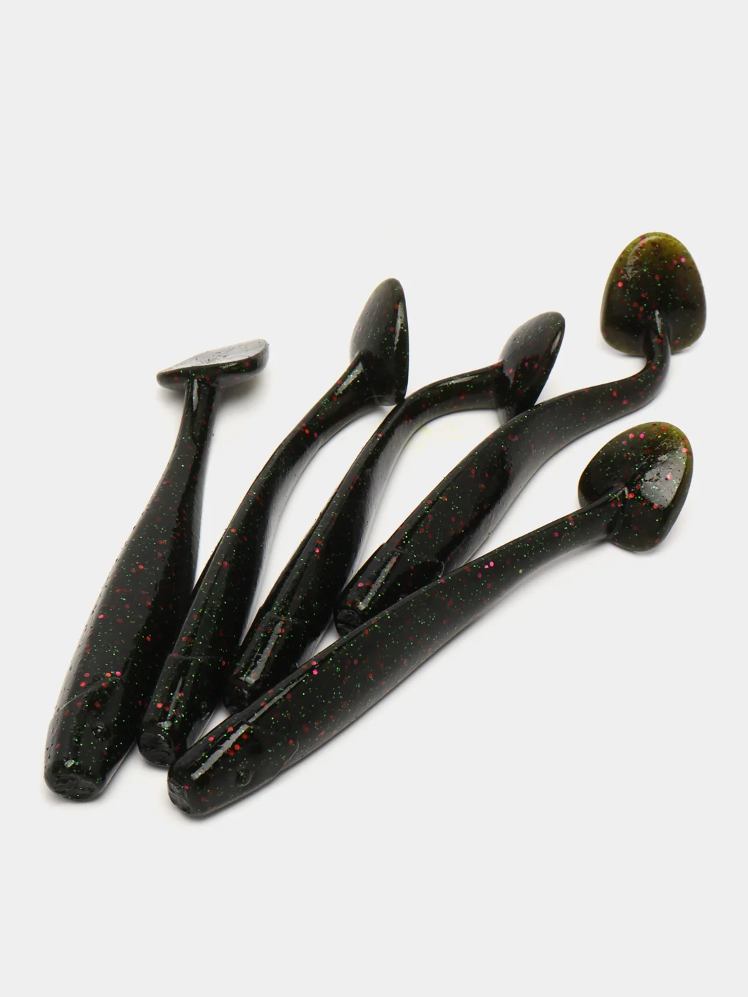 Зелёный хаки виброхвост Lucky John Pro Series LJ Minnow, силиконовый