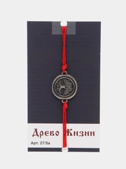 Талисман народов мира (браслет / красная нить) "Древо жизни", 3 г / Размер: 18 x 22 мм