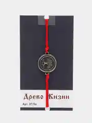 Талисман народов мира (браслет / красная нить) "Древо жизни", 3 г / Размер: 18 x 22 мм