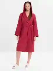 Халат женский, с капюшоном, вафельный, Lilians