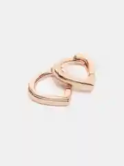 Бронзовый серьги-кольца, геометрические из медицинской стали
