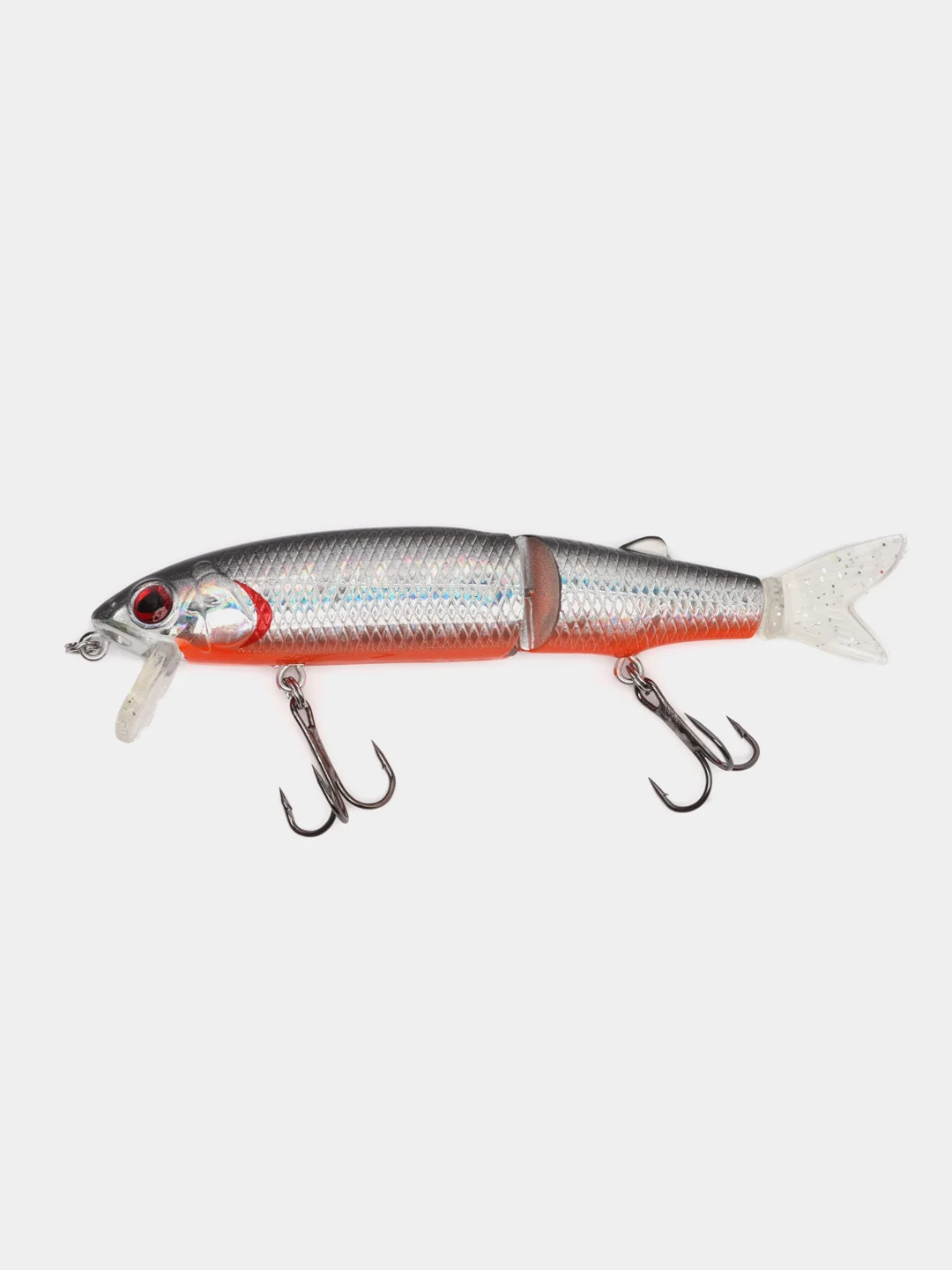 Серебряный воблер Magallon Jointed Walking Dog Suspend Minnow