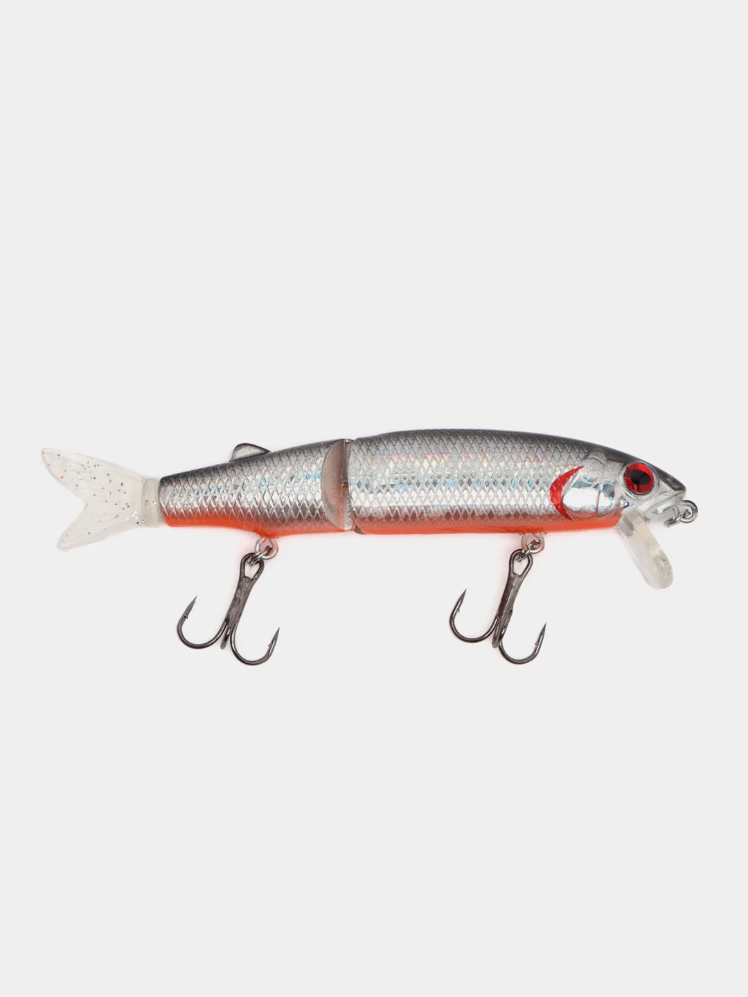 Серебряный воблер Magallon Jointed Walking Dog Suspend Minnow