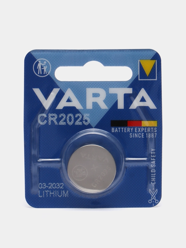 Батарейка литиевая VARTA CR2025, 3V