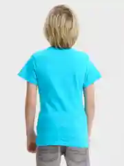 Бирюзовый футболка детская