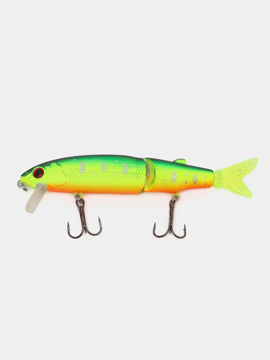 Лайм воблер Magallon Jointed Walking Dog Suspend Minnow