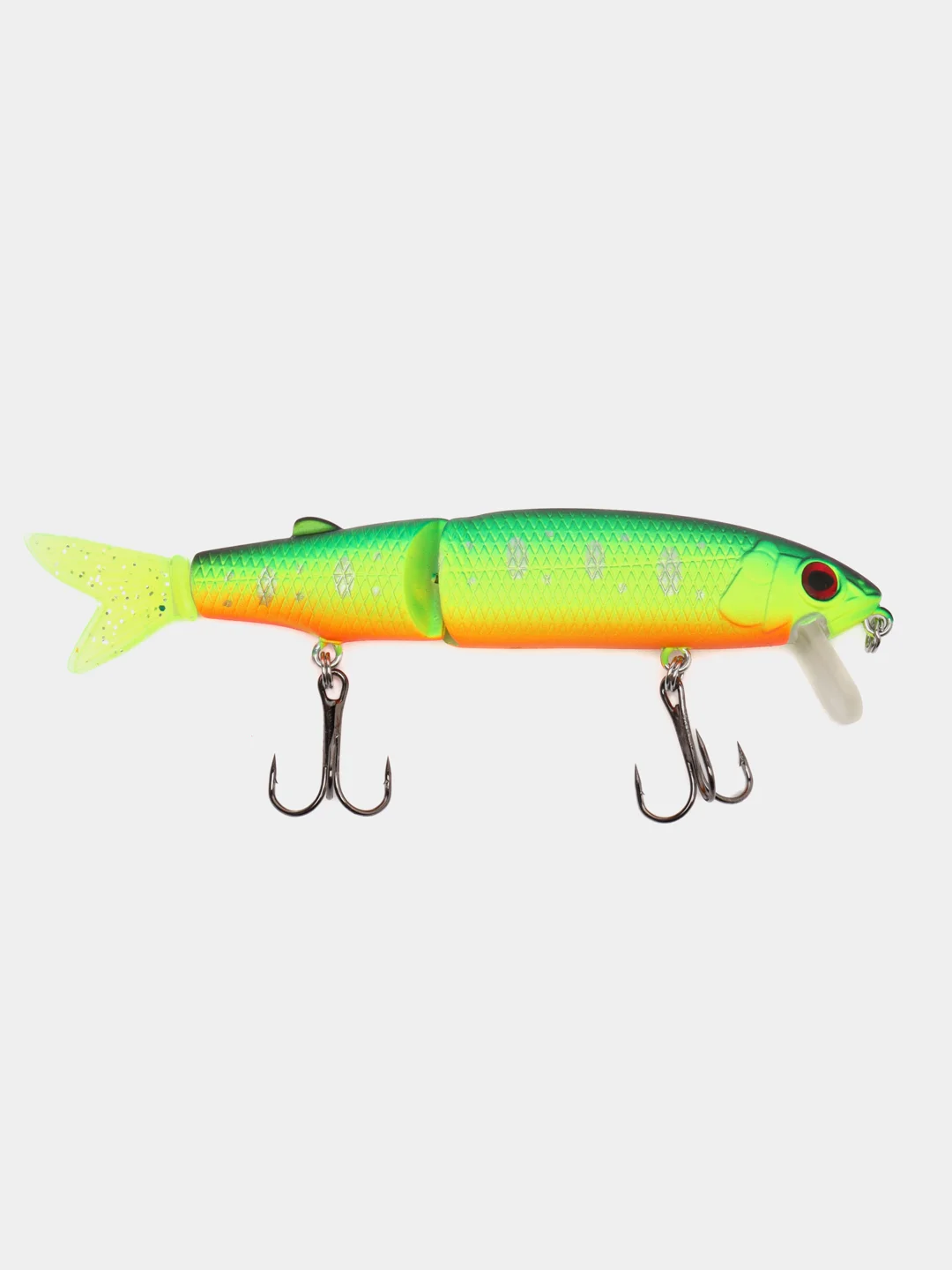 Лайм воблер Magallon Jointed Walking Dog Suspend Minnow