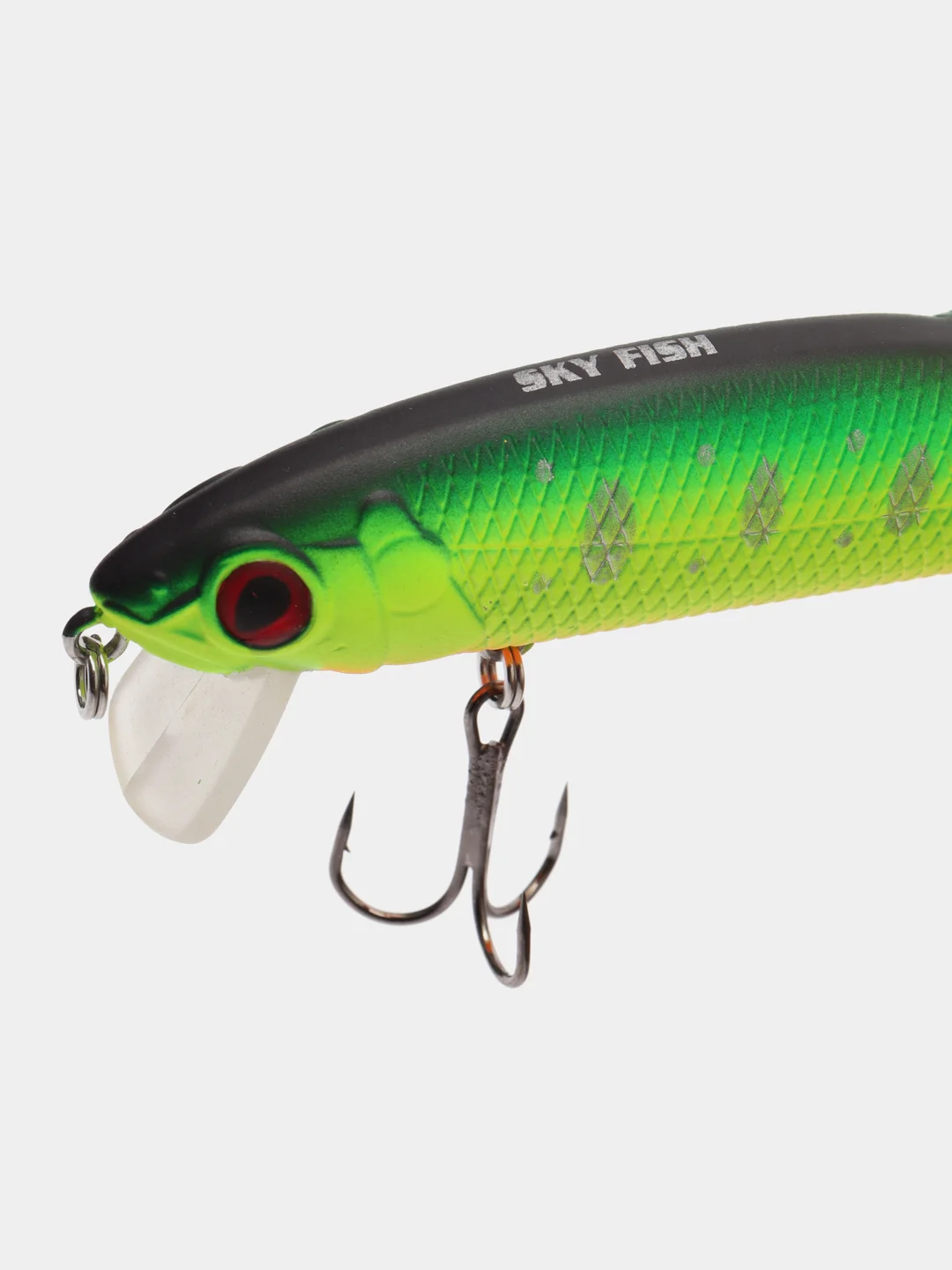Лайм воблер Magallon Jointed Walking Dog Suspend Minnow