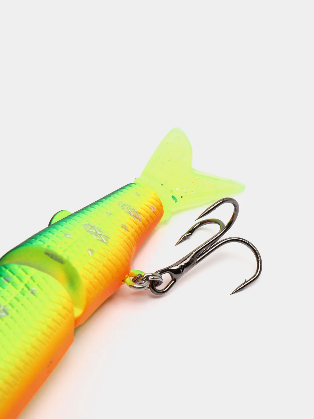 Лайм воблер Magallon Jointed Walking Dog Suspend Minnow