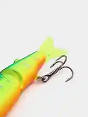 Лайм воблер Magallon Jointed Walking Dog Suspend Minnow