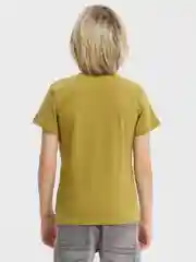 Хаки футболка детская, однотонная, 100% хлопок