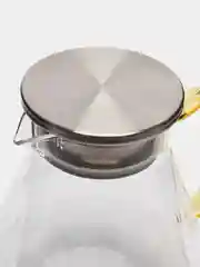 Белый стеклянный жаропрочный кувшин, 1800 мл