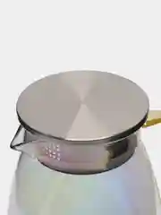 Лавандовый стеклянный жаропрочный кувшин, 1800 мл