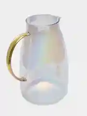 Лавандовый стеклянный жаропрочный кувшин, 1800 мл