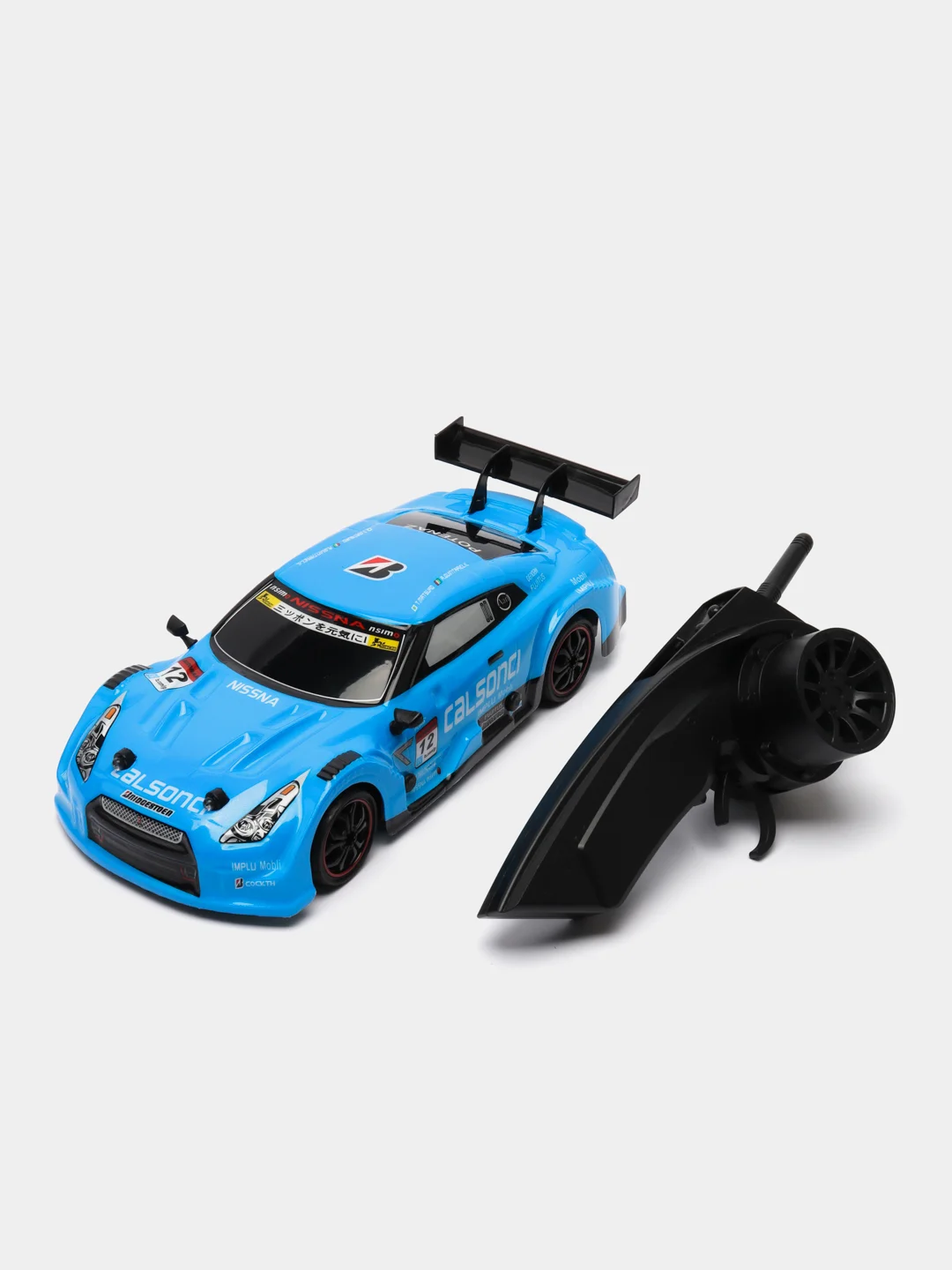 Машина радиоуправляемая Nissan GT-R, Дрифт машинка, со световыми эффектами, 1:16