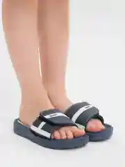 Белый сланцы детские на липучке