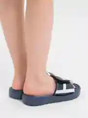 Белый сланцы детские на липучке