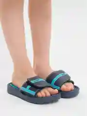 Бирюзовый сланцы детские на липучке