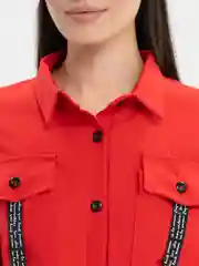 Красный рубашка женская
