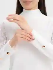 Белый рубашка женская