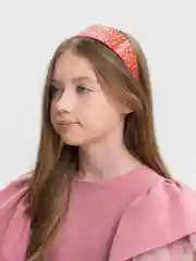 Красный ободок для волос, широкий