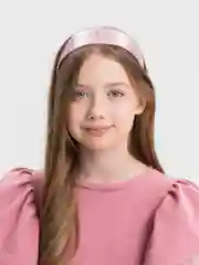 Розовый ободок для волос, широкий