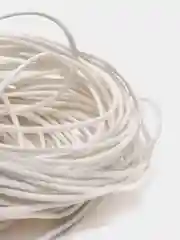 Белый шнур вощеный