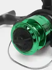 Зеленый катушка рыболовная для удочки, спиннинга