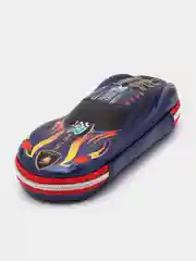 Синий пенал школьный 3d машинка