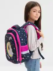 Рюкзак школьный для девочки Brauberg Kids Standard, 2 отделения, Moon girl, 271387