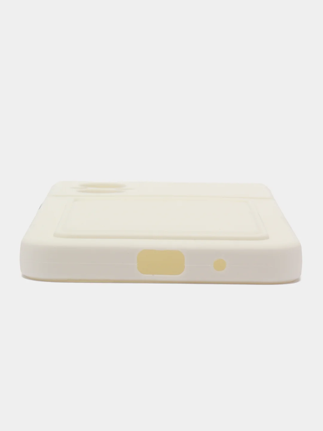 Белый силиконовый чехол Xiaomi Poco M5 4G 2022, Poco M4 5G (Поко М4 5Г, М5 4Г 2022), с карманом для карт, прозрачный