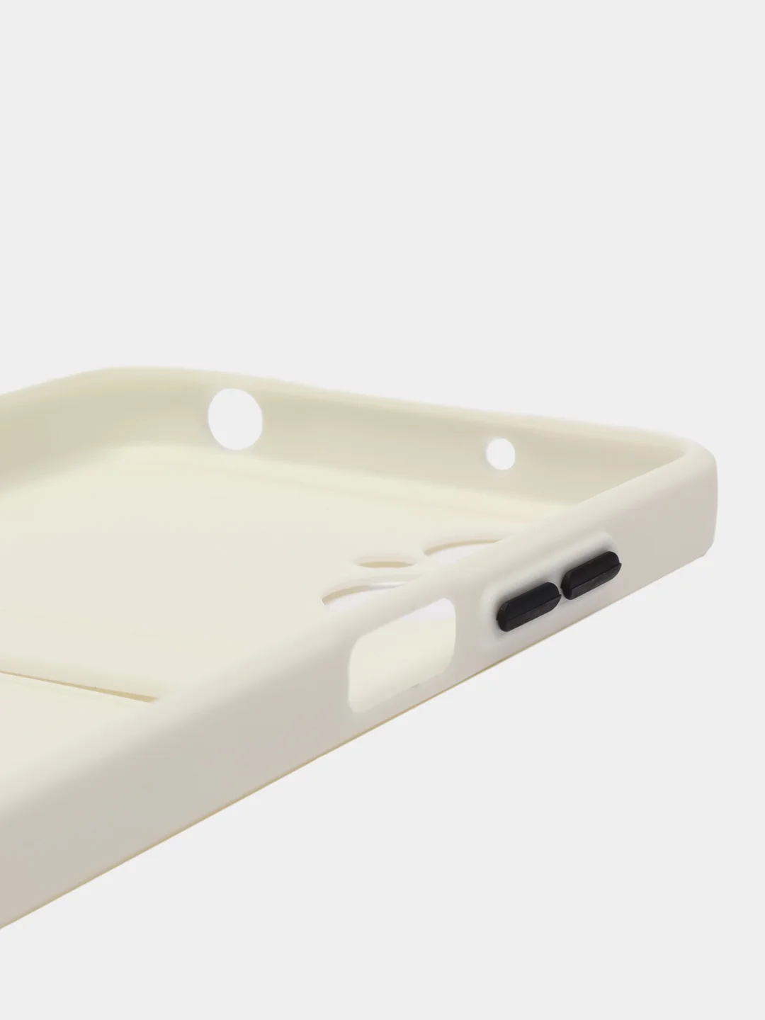 Белый силиконовый чехол Xiaomi Poco M5 4G 2022, Poco M4 5G (Поко М4 5Г, М5 4Г 2022), с карманом для карт, прозрачный