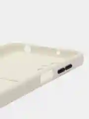 Белый силиконовый чехол Xiaomi Poco M5 4G 2022, Poco M4 5G (Поко М4 5Г, М5 4Г 2022), с карманом для карт, прозрачный