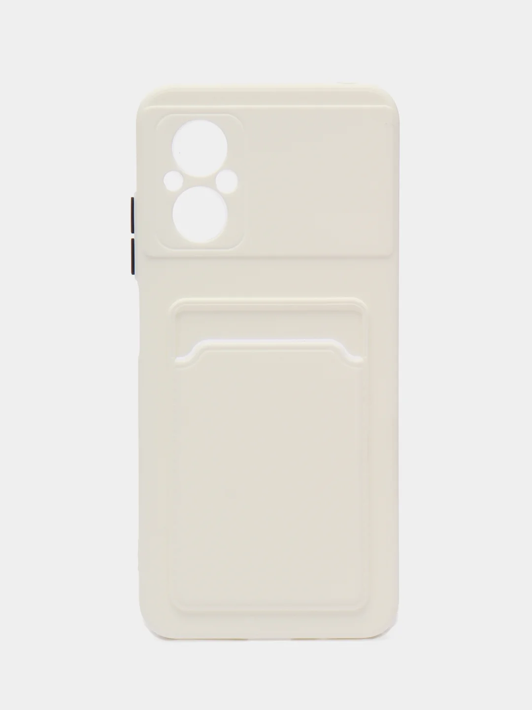 Белый силиконовый чехол Xiaomi Poco M5 4G 2022, Poco M4 5G (Поко М4 5Г, М5 4Г 2022), с карманом для карт, прозрачный