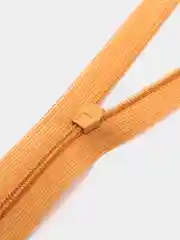 Коричневый молния Спираль неразъемная, потайная, тип 3, 50 см, 10 шт