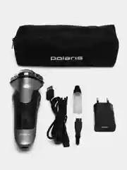 Электрическая бритва Polaris PMR 0420R flex&float 4D PRO Черный/серебряный