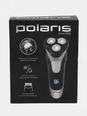 Электрическая бритва Polaris PMR 0420R flex&float 4D PRO Черный/серебряный