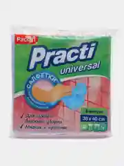 Салфетки универсальные, хозяйственные, Practi universal PACLAN, 4 штуки, 38*40 см
