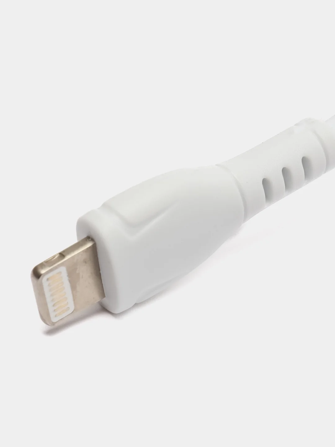 Белый кабель зарядный Borofone BX51 (до 3A, Type-C, MicroUSB, Lightning для Android и iPhone)