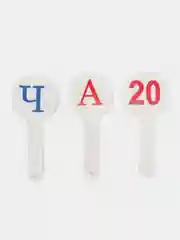 Набор касс "Веер" 3 штуки гласные + согласные буквы и цифры