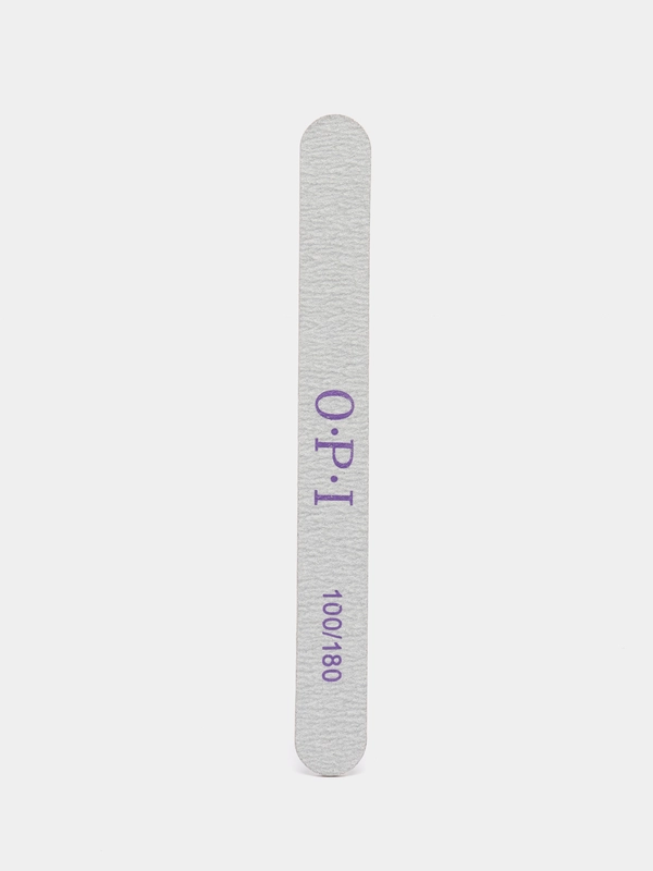Пилка для ногтей OPI тонкая на деревянной основе 100/180 1/5/10/25 шт