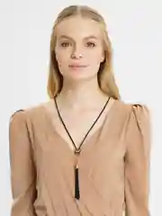 Длинное ожерелье "Кисточка"
