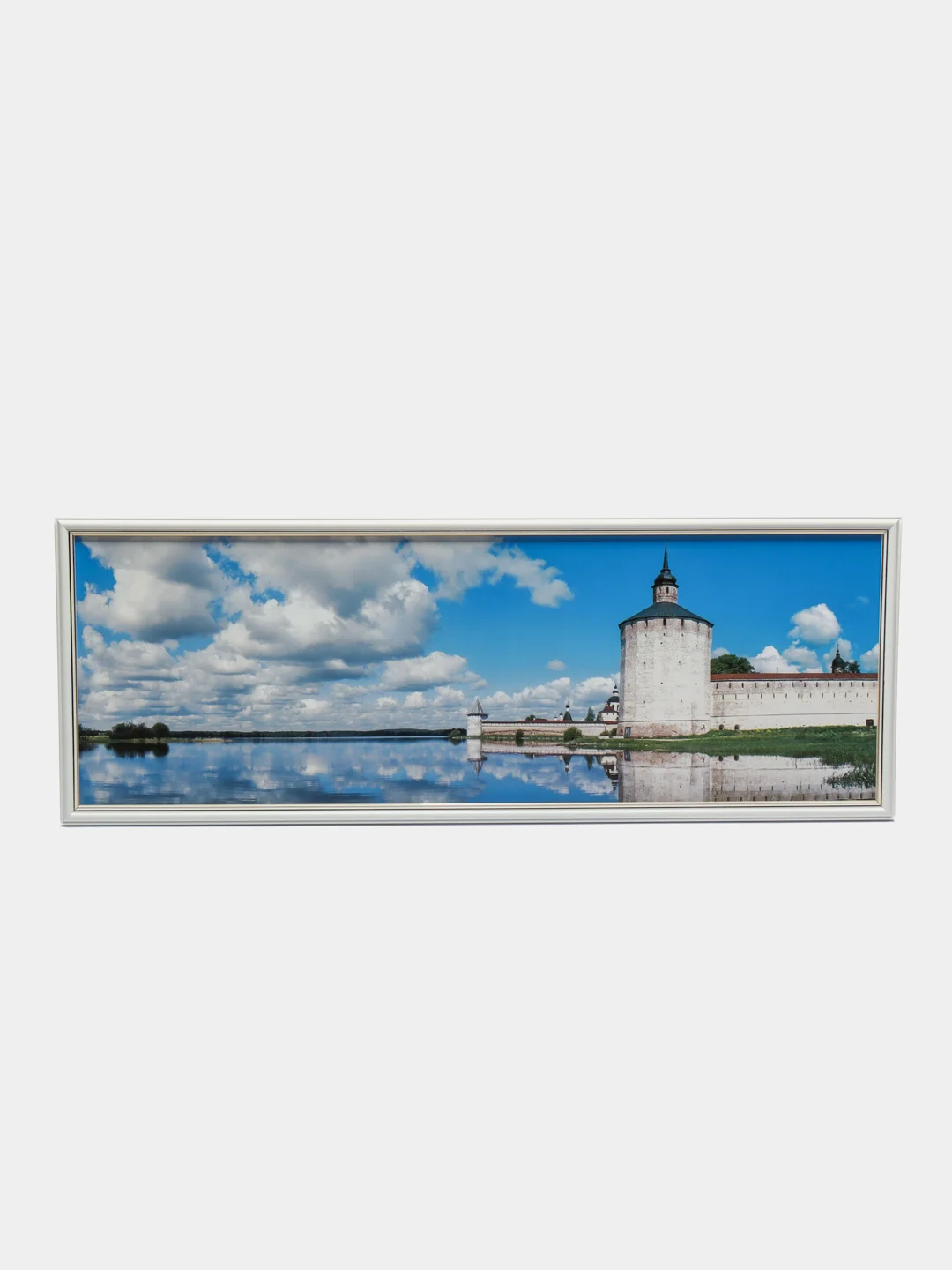 Белый картина для интерьера "Монастырь"/пейзажи/картина на стену