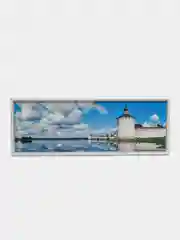 Белый картина для интерьера "Монастырь"/пейзажи/картина на стену