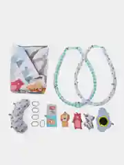 Разноцветный развивающий детский коврик, манеж с игрушками, развивающий коврик для новорожденных
