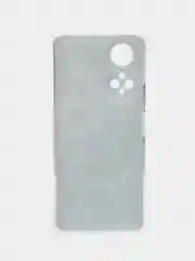 Бирюзовый силиконовый чехол на Honor X7 2022 / Хонор Х7 2022 прозрачный, с рисунком, защита камеры