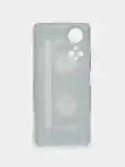 Хром силиконовый чехол на Honor X7 2022 / Хонор Х7 2022 прозрачный, с рисунком, защита камеры